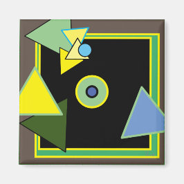 Bruce Tunis''Infux of Triangles' Magnet
