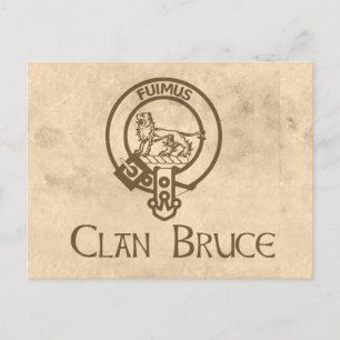 Bruce Vapensköld Vintage Vykort