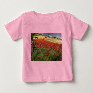 BRUCE, William Blair poppies rödblommor vin Tee Shirt