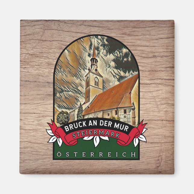 Bruck an der Mur Steiermark Österreich Magnet (Framsidan)