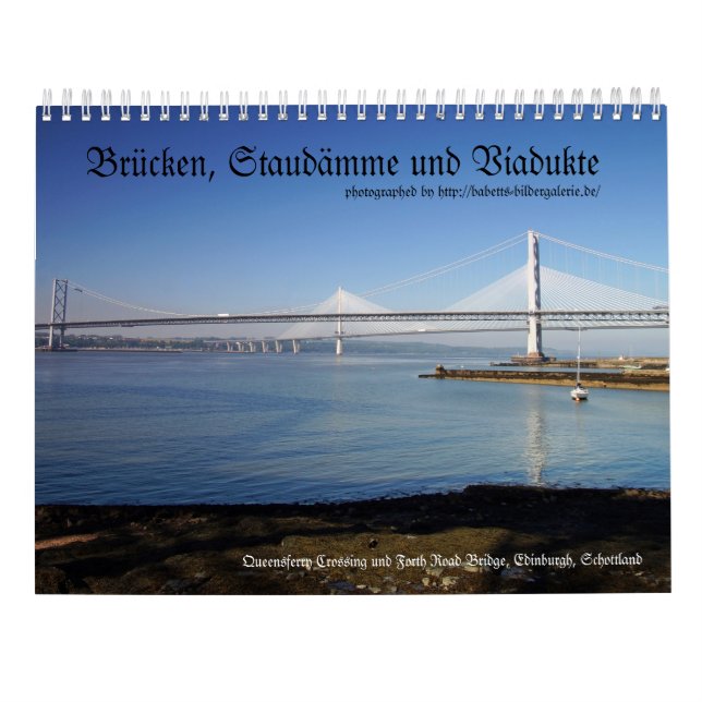 Brücken, Viadukte und Staudämme Kalender (Baksida)