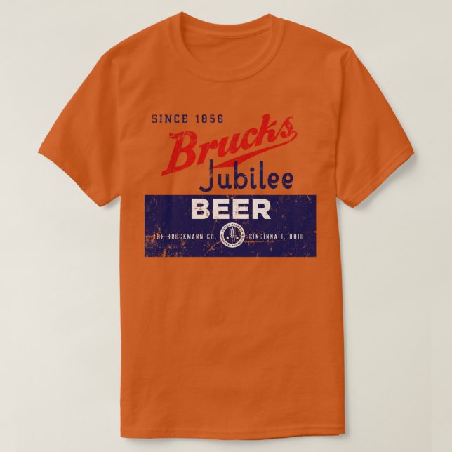 Brucks Jubilee Beer T Shirt (Design framsida)