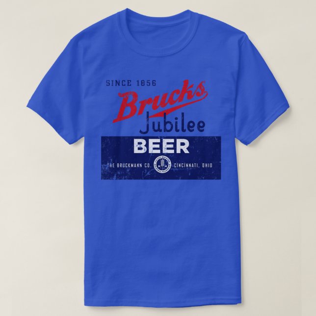 Brucks Jubilee Beer T Shirt (Design framsida)