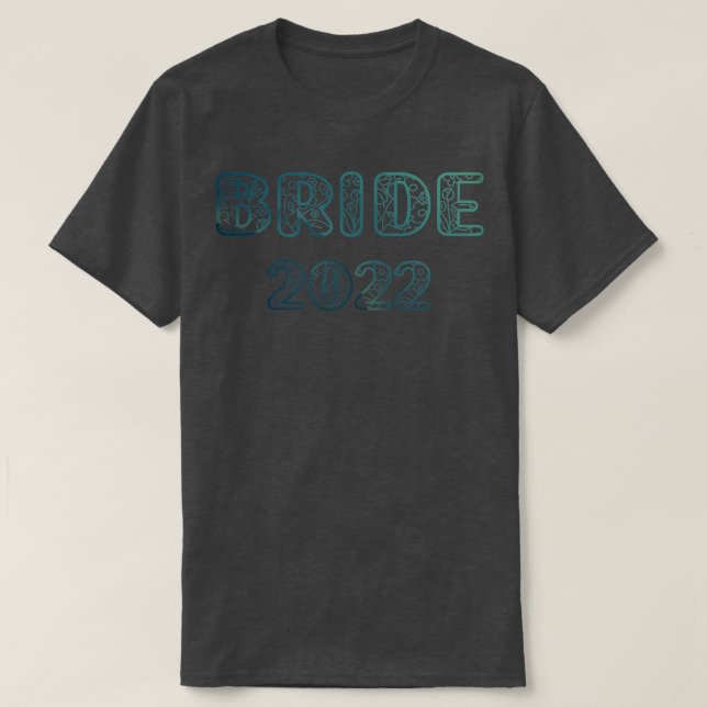 Brud 2022 Bröllop T-shirts Möhippa  (Design framsida)