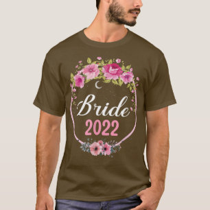 Brud 2022 för bröllop eller möhippa t shirt