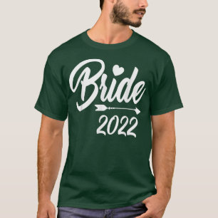 Brud 2022 Söt Bröllop Möhippa Romantik T Shirt
