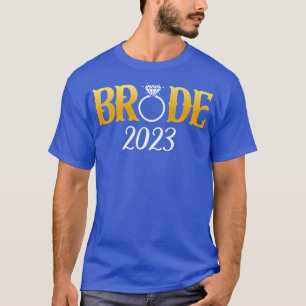 Brud 2023 För Bröllop Eller Sjungbröllop Matchande T Shirt