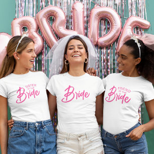 Brud Anpassad Text T Shirt