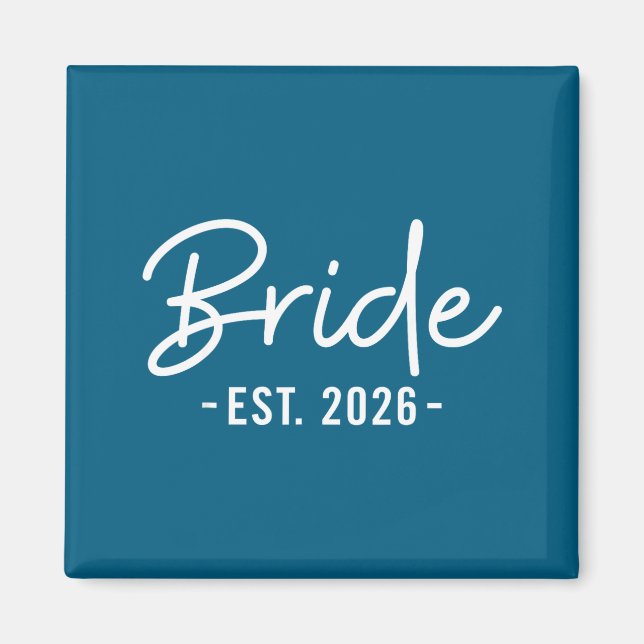 Brud är 2026 framtida fru brud att bli magnet (Framsidan)