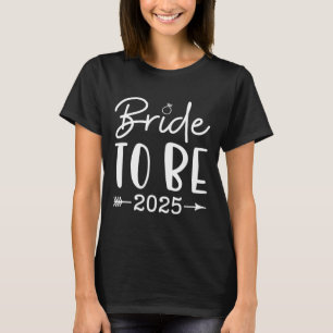 Brud att bli 2025 Möhippa Bröllop Brudparti M T Shirt