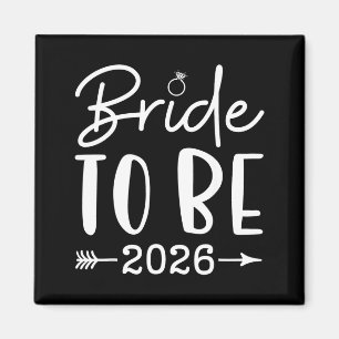 Brud att bli 2026 Möhippa Bröllopsparty Magnet