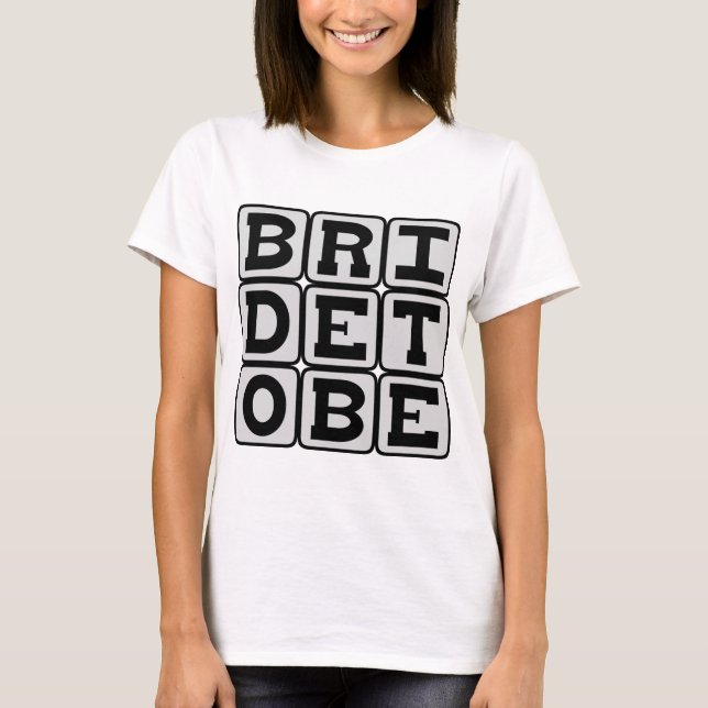Brud Att Bli, Bröllop Huvudattraktion T-shirt (Framsida)