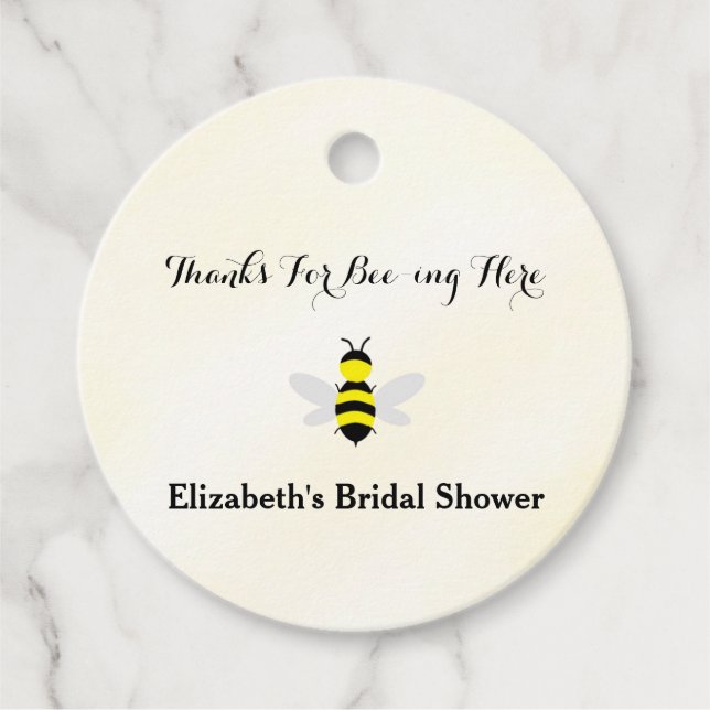 Brud att bli bröllopsfest gåvor etiketter (Framsida)