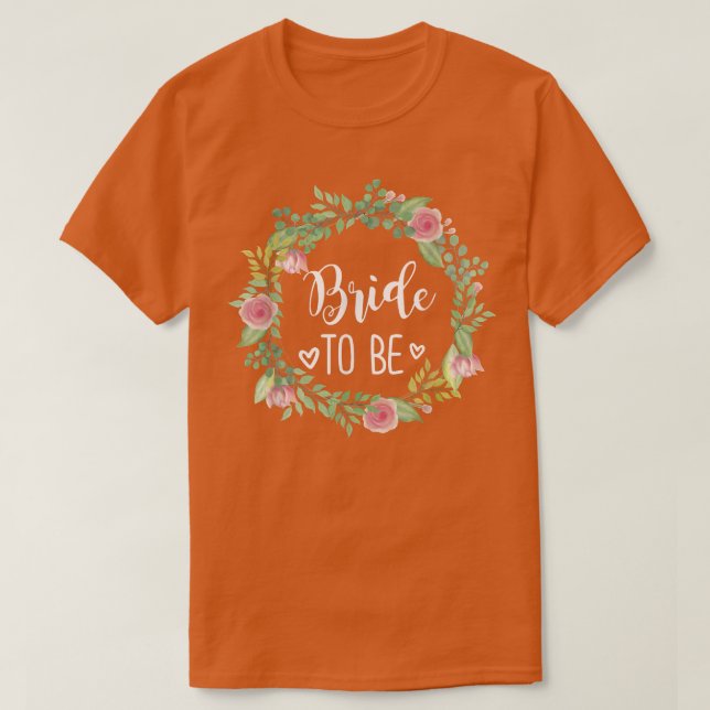 brud att bli, brudlag, brud, nygift, brud- t shirt (Design framsida)