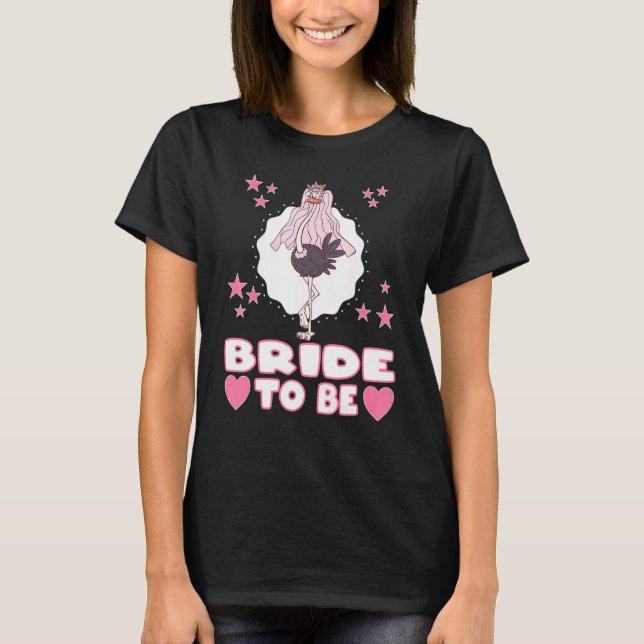 Brud att bli för Team Bride och den blivande hustr T Shirt (Framsida)