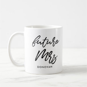 Brud att bli framtida fru kaffemugg
