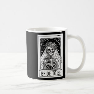 Brud att bli gotisk skelett tarotkort möhippa kaffemugg