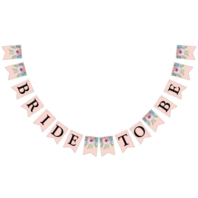 Brud att bli saftig bröllopsfest bunting banner vimplar (Alla)