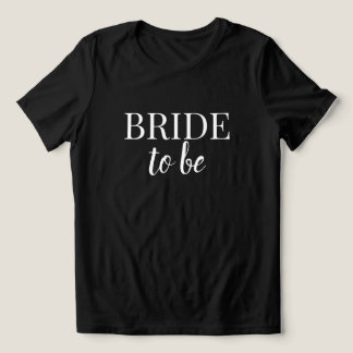 Brud att bli svart & vit t-shirt