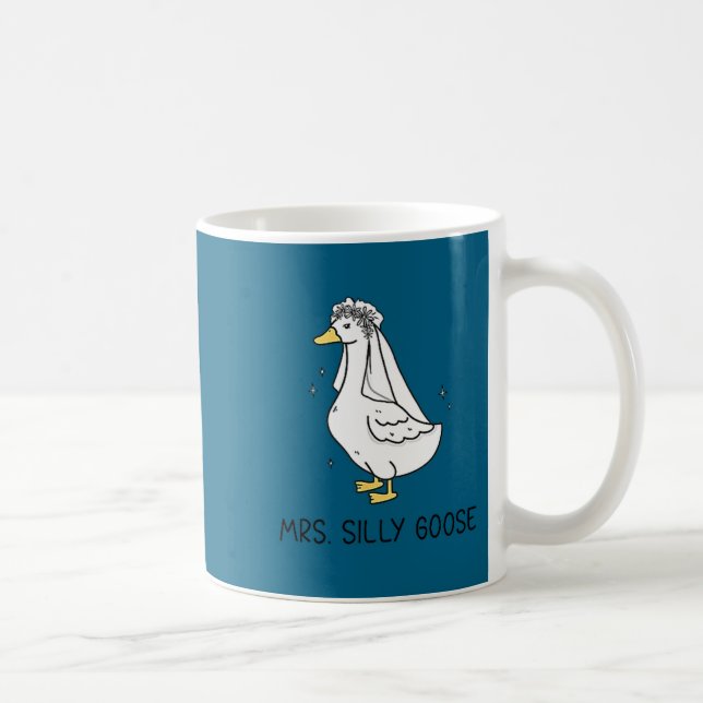 Brud att vara bröllop dum brud gås blir kaffemugg (Höger)