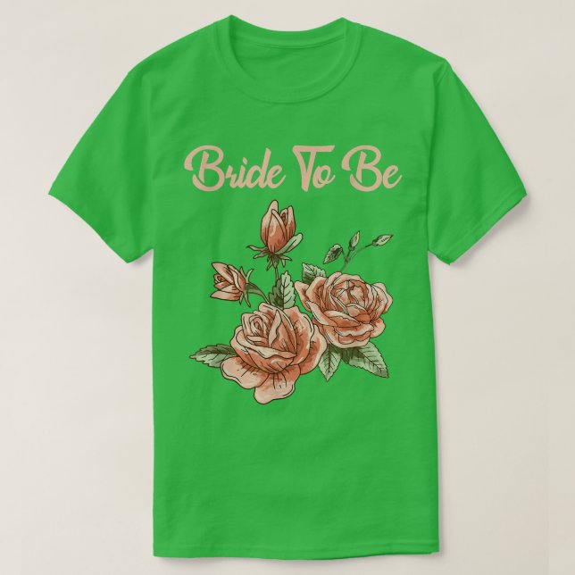 Brud Att Vara Bröllop Höna Fest Kostymidé  T Shirt (Design framsida)