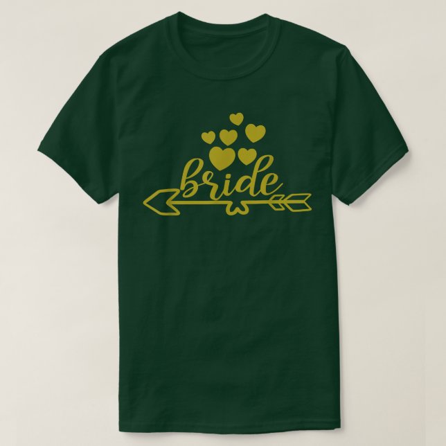 Brud Att Vara Bröllopsdusch Hen Fest 315 T Shirt (Design framsida)