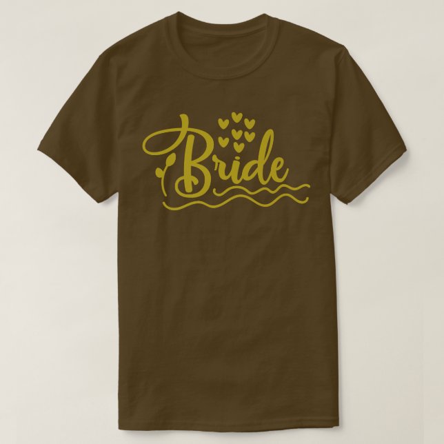 Brud Att Vara Bröllopsdusch Möhippa  T Shirt (Design framsida)