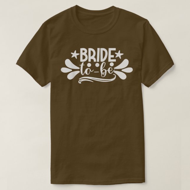 Brud Att Vara Bröllopsfest Och Möhippa  T Shirt (Design framsida)