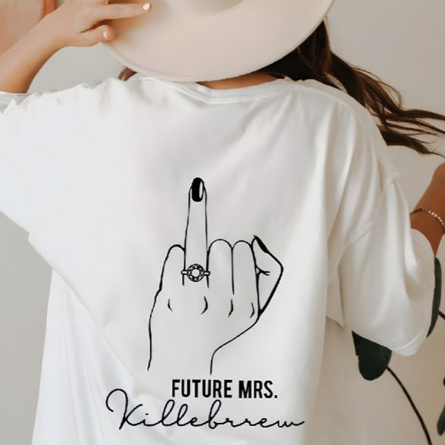 Brud Att Vara Framtida Fru Sängkammarparty Present T Shirt (Skapare uppladdad)
