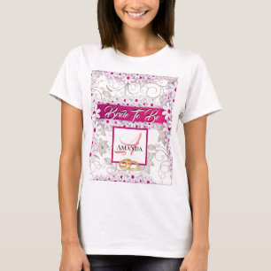 Brud Att Vara Personlig Monogram T-Shirt