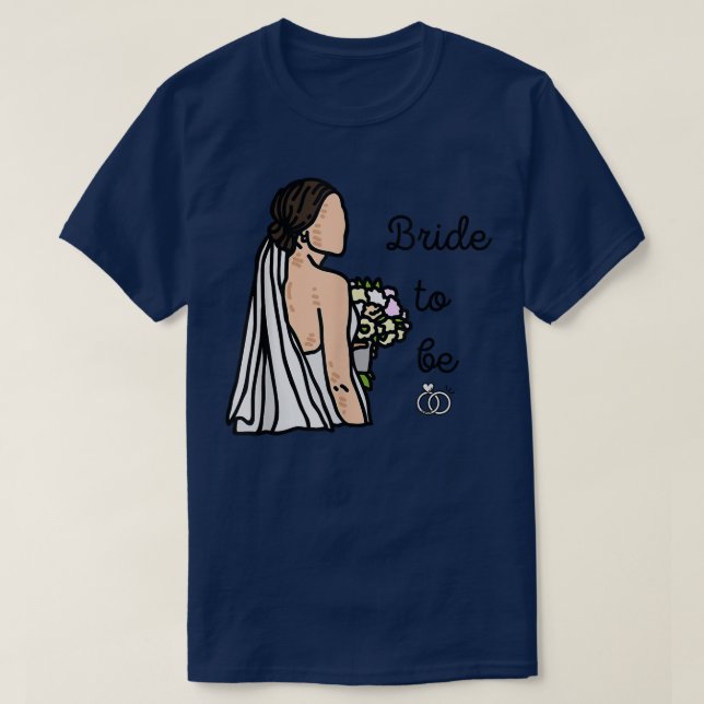 Brud att vara  t shirt (Design framsida)