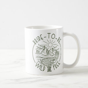Brud Att Vara Vild Och Fri Camping Möhippa Par Kaffemugg