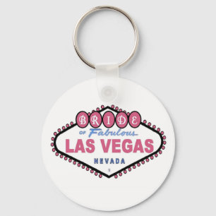 BRUD av sagolika Las Vegas rosor Keychain Nyckelring