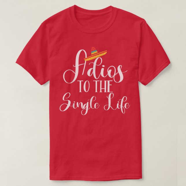 Brud avsked med singellivet  Möhippa T Shirt (Design framsida)