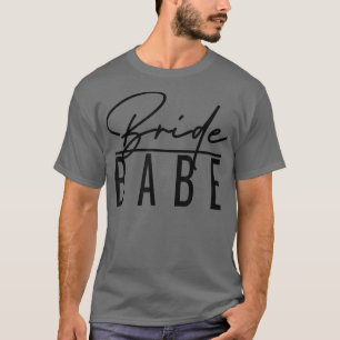 Brud Bab Bröllop Henparty Bröllopsfest Matchning T Shirt