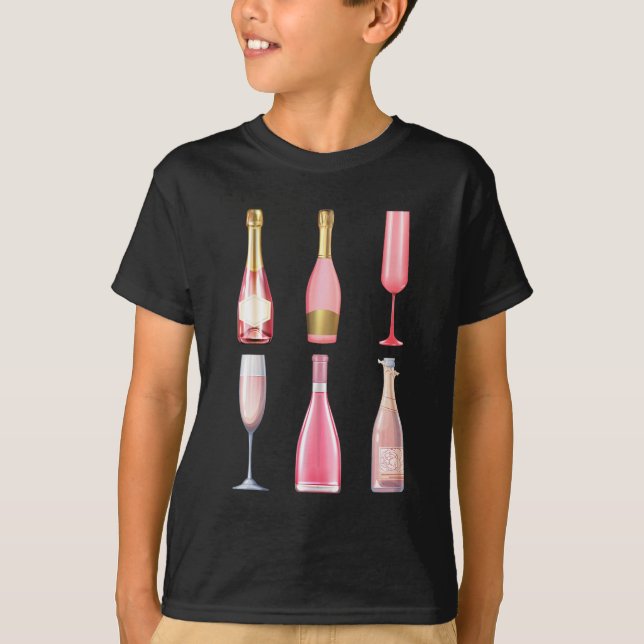Brud Bachelorette Matchande Bröllopsdusch Brudtärn T Shirt (Framsida)
