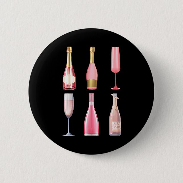 Brud Bachelorette Matchande Bröllopsfest Brudtjäns Knapp (Framsida)