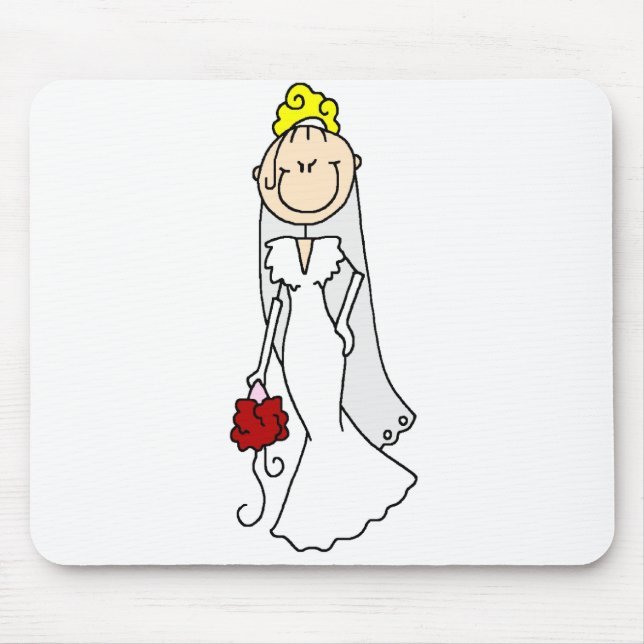 Brud Blond Pinnhuvudfigur Musmattor (Framsidan)