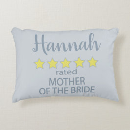 Brud & Bröllop 5 stjärnor Mor till Bruden Prydnadskudde