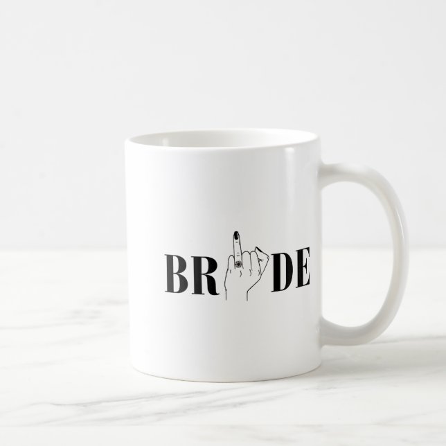 Brud Bröllop Brudtärna Sällskap Hen Party  Kaffemugg (Höger)