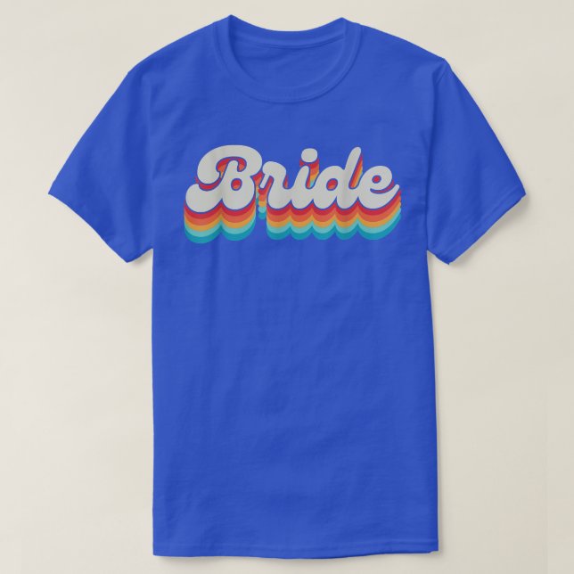 Brud Bröllop Möhippa Hen Night Brudtjänare T Shirt (Design framsida)