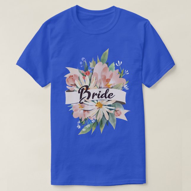 Brud bröllop möhippa JGA-fest kvinnor T Shirt (Design framsida)