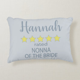 Brud & Bröllopskompani 5 stjärnor Brudens Nonna Prydnadskudde