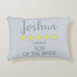 Brud & Bröllopskompani 5 stjärnor Brudens son Prydnadskudde