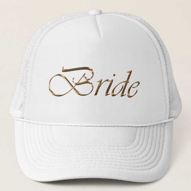 Brud, bröllopsskrift Henparty Keps (Framsida)