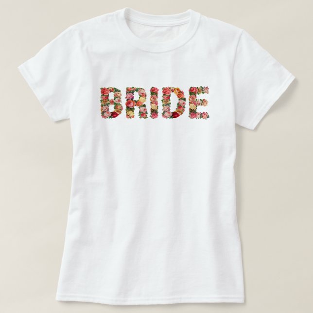 Brud Brud att Bli Brudtupp Förlovningsfest Möhippa T Shirt (Design framsida)