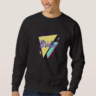 Brud & Brud Sällskap Retro 90u2019s Sjungbrudskväl Lång Ärmad Tröja