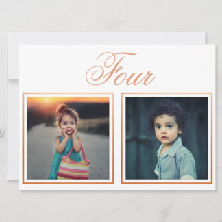 Brud Brudgum Ålder Elegant Roséguld Bordskortnumme Inbjudningar