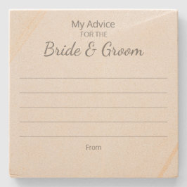 Brud & Brudgum Råd Coasters Stenunderlägg