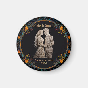 Brud & Brudgum Royal Classic Magnet